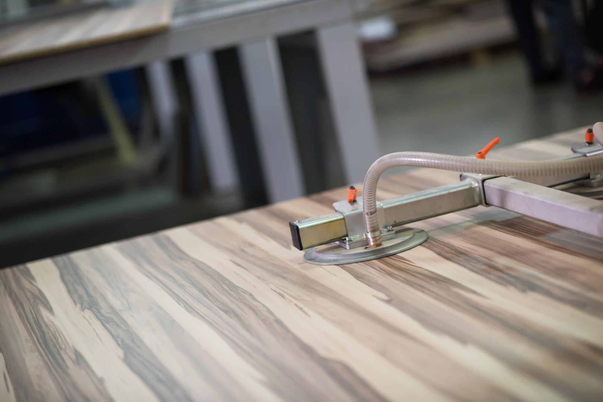Werkstattkitchen mit Arbeitsplatten
