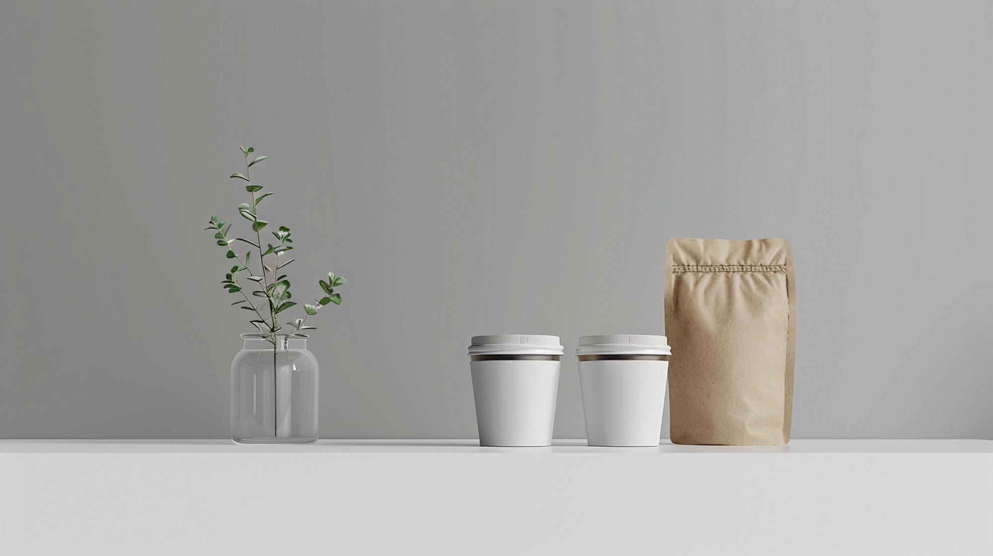 Produktverpackung und Etikett